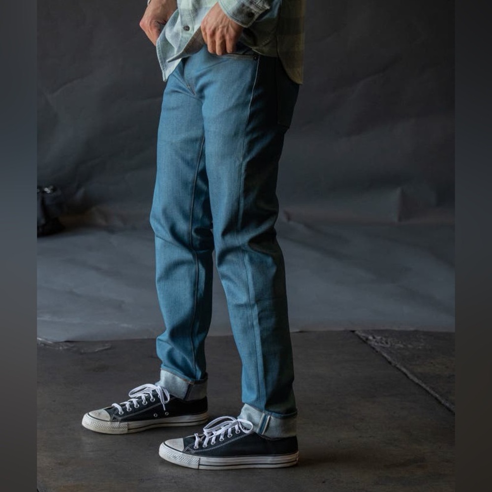 Hiroshi Kato The Pen Slim 4 Way Vintage Blue Raw Denim size 31